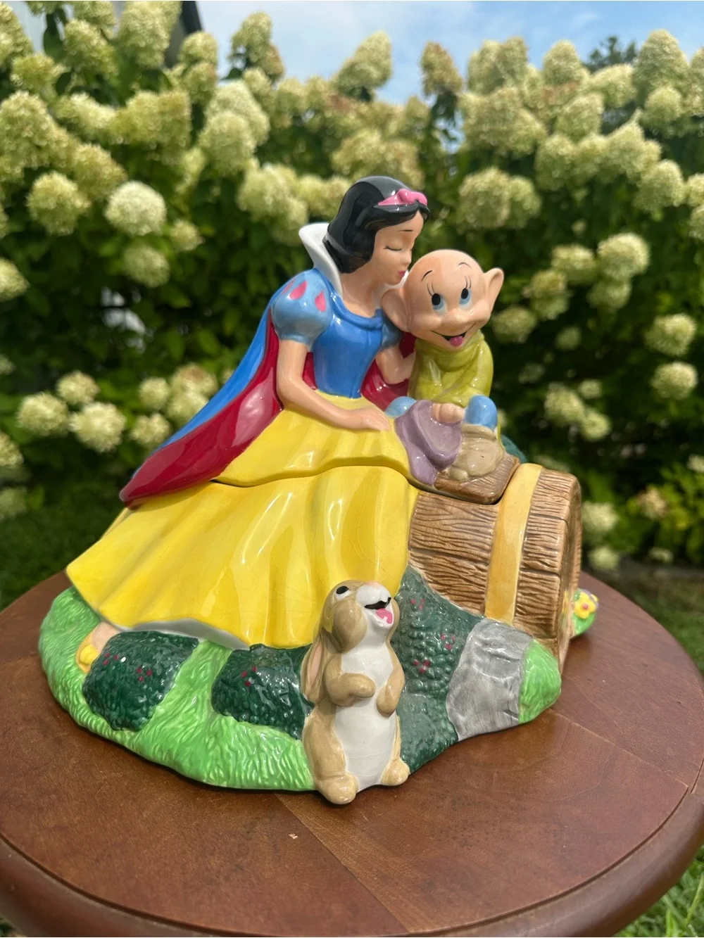 Snow White and Dopey Cookie Jar